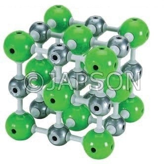 Molecular Model Set - Sodium Chloride - Open 27 Atoms Molecular Model Set - Sodium Chloride - Open 27 Atoms